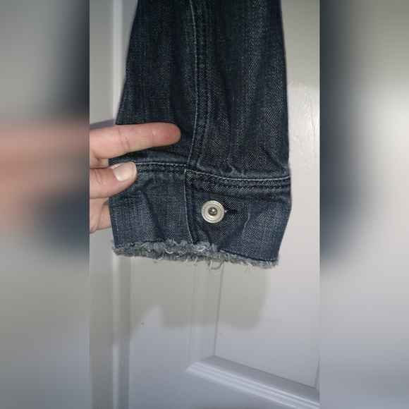 Charlotte Russe Cropped Jean Jacket - Picture 3 of 7